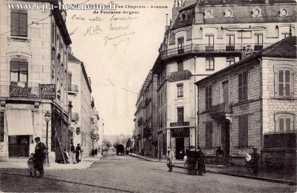 BESANÇON - Les Chaprais - Avenue de Fontaine Argent